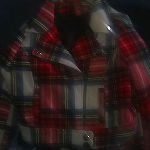 Arizona plaid jacket size medium 8